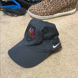 Nike Dark Gray Cap with Embroidered Logo